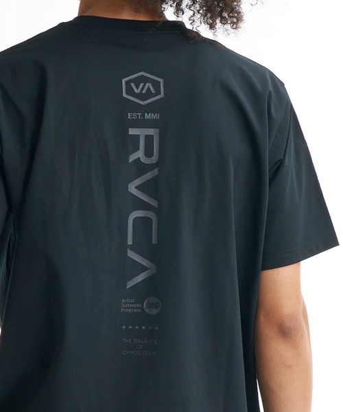 RVCA（ルーカ）の「RVCA STRAIGHT WAY（Tシャツ/カットソー・メンズ・ブラック/ホワイト・M/L）」の2枚目の写真