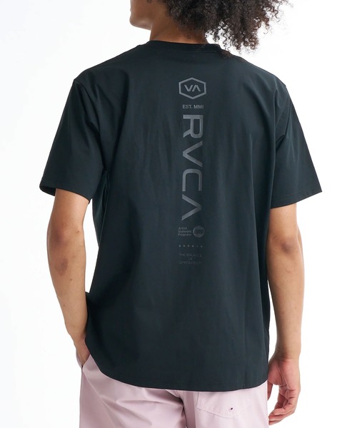 RVCA（ルーカ）の「RVCA STRAIGHT WAY（Tシャツ/カットソー・メンズ・ブラック/ホワイト・M/L）」の6枚目の写真