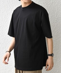 モックネック」に該当するメンズのTシャツ/カットソー（半袖