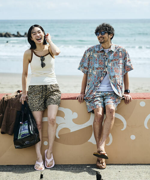 FREAK'S STORE（フリークスストア）の「FREAK'S STORE for BEACH & FES リラックスフィット 撥水リサイクルナイロン イージー ショーツ/短パン/バッグ付き（その他パンツ・メンズ・チャコールグレー/ブラック/レッド/オリーブ/サックスブルー/レオパード/その他9/その他15/その他16・SMALL/MEDIUM/LARGE）」の19枚目の写真