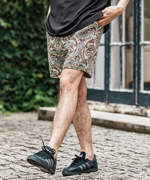 CAMBIO（カンビオ）の「mp15003- Antique Motif Gobelin Short Pants ショートパンツ(CMP-261-013)（その他パンツ・メンズ・ブラック/ブルー/ナチュラル/インディゴブルー・L/M/S）」の2枚目の写真