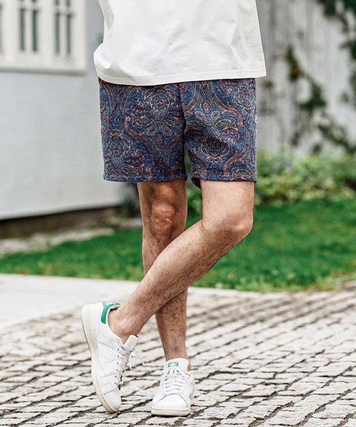 CAMBIO（カンビオ）の「mp15003- Antique Motif Gobelin Short Pants ショートパンツ(CMP-261-013)（その他パンツ・メンズ・ブラック/ブルー/ナチュラル/インディゴブルー・L/M/S）」の3枚目の写真