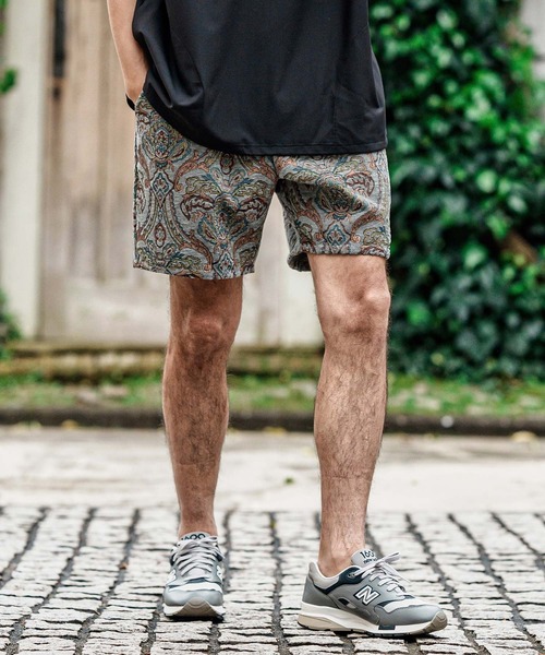 CAMBIO（カンビオ）の「mp15003- Antique Motif Gobelin Short Pants ショートパンツ(CMP-261-013)（その他パンツ・メンズ・ブラック/ブルー/ナチュラル/インディゴブルー・L/M/S）」の4枚目の写真