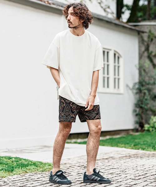 CAMBIO（カンビオ）の「mp15003- Antique Motif Gobelin Short Pants ショートパンツ(CMP-261-013)（その他パンツ・メンズ・ブラック/ブルー/ナチュラル/インディゴブルー・L/M/S）」の8枚目の写真