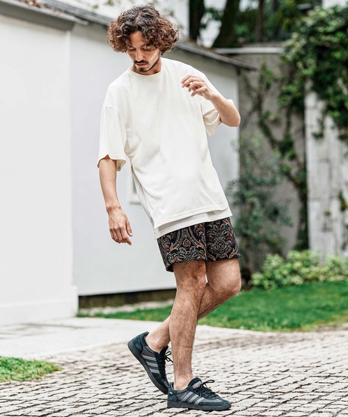 CAMBIO（カンビオ）の「mp15003- Antique Motif Gobelin Short Pants ショートパンツ(CMP-261-013)（その他パンツ・メンズ・ブラック/ブルー/ナチュラル/インディゴブルー・L/M/S）」の9枚目の写真