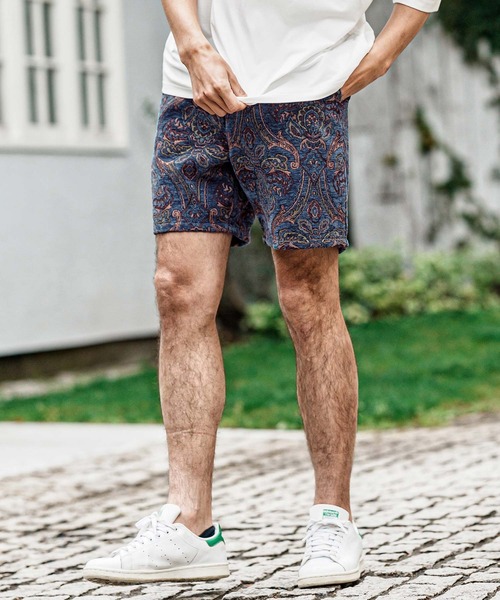 CAMBIO（カンビオ）の「mp15003- Antique Motif Gobelin Short Pants ショートパンツ(CMP-261-013)（その他パンツ・メンズ・ブラック/ブルー/ナチュラル/インディゴブルー・L/M/S）」の12枚目の写真