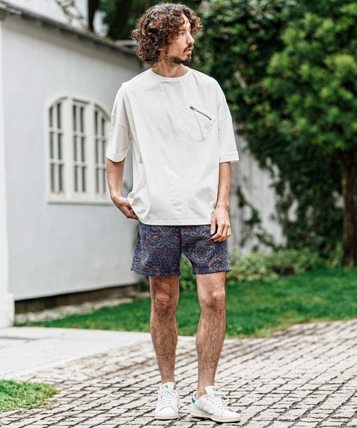 CAMBIO（カンビオ）の「mp15003- Antique Motif Gobelin Short Pants ショートパンツ(CMP-261-013)（その他パンツ・メンズ・ブラック/ブルー/ナチュラル/インディゴブルー・L/M/S）」の15枚目の写真