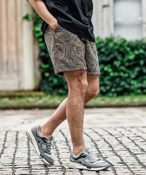 CAMBIO（カンビオ）の「mp15003- Antique Motif Gobelin Short Pants ショートパンツ(CMP-261-013)（その他パンツ・メンズ・ブラック/ブルー/ナチュラル/インディゴブルー・L/M/S）」の17枚目の写真