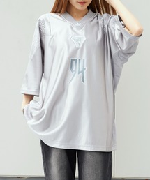 adidas/アディダス ADILENIUM シーズン 5 エキップメント ジャージ ゲームTシャツ ユニフォーム風 サッカーT サテン風 秋 秋服 2026年秋冬