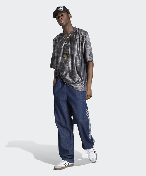 adidas(アディダス)の「adidas/アディダス ADILENIUM シーズン 5 エキップメント ジャージ ゲームTシャツ ユニフォーム風 サッカーT サテン風 秋 秋服 2026年秋冬(Tシャツ/カットソー・メンズ・ブラック/シルバー・M/L/XL)」の8枚目の写真