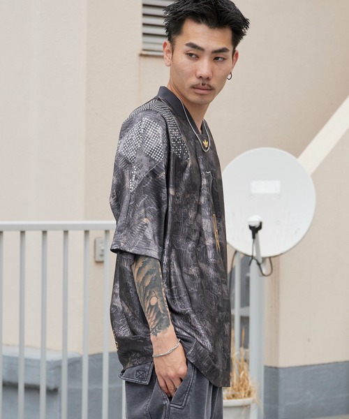 adidas(アディダス)の「adidas/アディダス ADILENIUM シーズン 5 エキップメント ジャージ ゲームTシャツ ユニフォーム風 サッカーT サテン風 秋 秋服 2026年秋冬(Tシャツ/カットソー・メンズ・ブラック/シルバー・M/L/XL)」の18枚目の写真