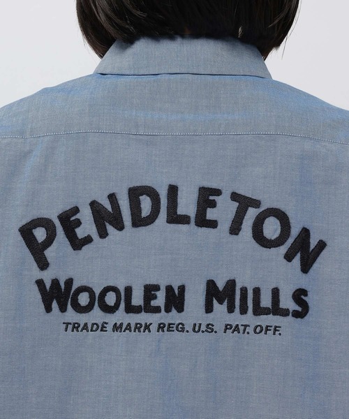 PENDLETON(ペンドルトン)の「【PENDLETON(ペンドルトン)】別注シャツ(シャツ/ブラウス・レディース・ブルー・MEDIUM/LARGE)」の3枚目の写真