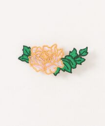 カヤ（カヤ）の「【カヤ】清涼 刺繍ヘアクリップ（バレッタ/ヘアクリップ）」