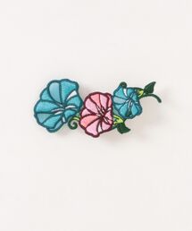 カヤ（カヤ）の「【カヤ】清涼 刺繍ヘアクリップ（バレッタ/ヘアクリップ）」