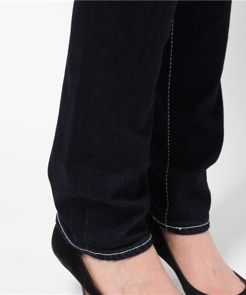 MOUSSY(マウジー)の「NYLON fit Straight Slim(デニムパンツ・レディース・ブルー/ダークブルー・26inch/27inch/24inch/23inch/25inch)」の11枚目の写真