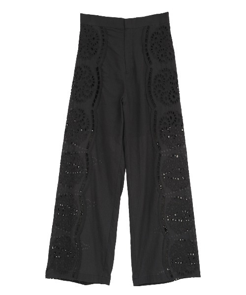 MANOF(マノフ)の「CUT WORK LACE PANTS(その他パンツ・レディース・ホワイト/ブラック・S/M)」の22枚目の写真
