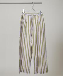sara mallika | Sara mallika/Stripe Print Pants(セットアップ可)(その他パンツ)