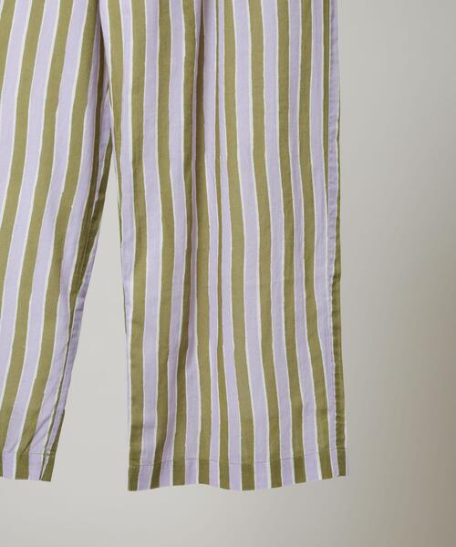 sara mallika(サラ マリカ)の「Sara mallika/Stripe Print Pants(セットアップ可)(その他パンツ・レディース・カーキ・S)」の3枚目の写真
