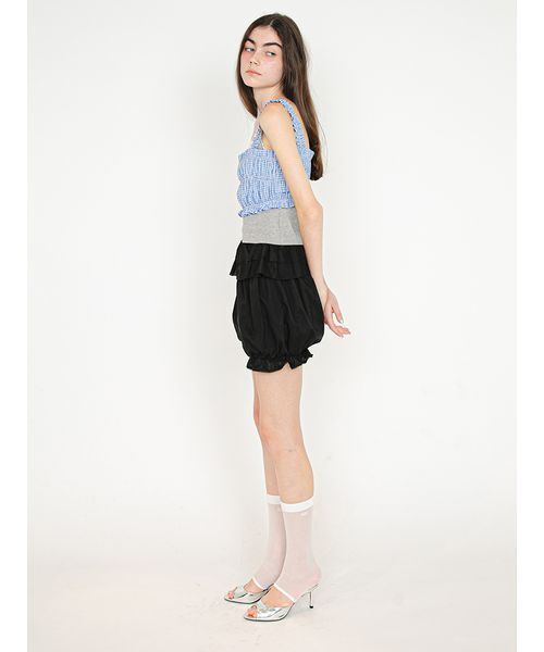 SORIN(ソリン )の「Shirring Bustier/シャーリング ビスチェ(その他トップス・レディース・サックスブルー/ダークネイビー/ホワイト・38)」の10枚目の写真