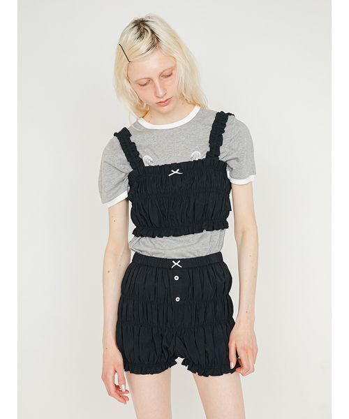 SORIN(ソリン )の「Shirring Bustier/シャーリング ビスチェ(その他トップス・レディース・サックスブルー/ダークネイビー/ホワイト・38)」の11枚目の写真