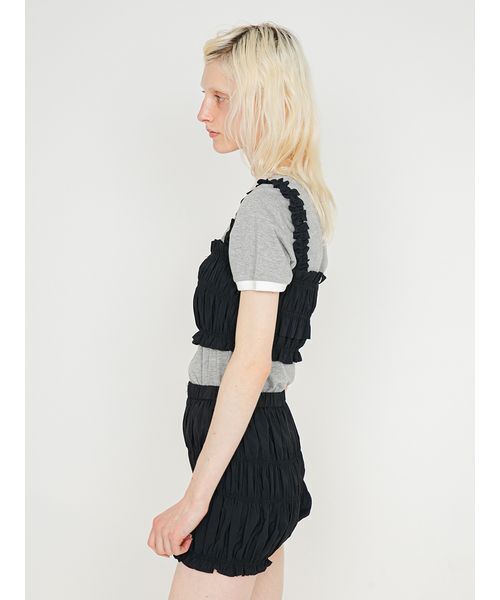 SORIN(ソリン )の「Shirring Bustier/シャーリング ビスチェ(その他トップス・レディース・サックスブルー/ダークネイビー/ホワイト・38)」の12枚目の写真