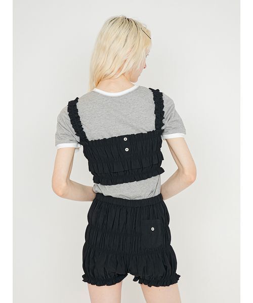 SORIN(ソリン )の「Shirring Bustier/シャーリング ビスチェ(その他トップス・レディース・サックスブルー/ダークネイビー/ホワイト・38)」の14枚目の写真