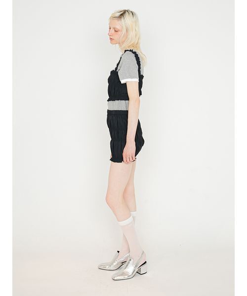SORIN(ソリン )の「Shirring Bustier/シャーリング ビスチェ(その他トップス・レディース・サックスブルー/ダークネイビー/ホワイト・38)」の15枚目の写真
