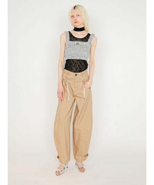 SORIN(ソリン )の「Shirring Bustier/シャーリング ビスチェ(その他トップス・レディース・サックスブルー/ダークネイビー/ホワイト・38)」の21枚目の写真