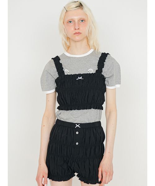 SORIN(ソリン )の「Shirring Bustier/シャーリング ビスチェ(その他トップス・レディース・サックスブルー/ダークネイビー/ホワイト・38)」の22枚目の写真