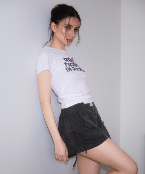 ROSEFRANTZ（ロゼフランツ）の「Paris Baby T-shirt [White]（Tシャツ/カットソー・レディース・ホワイト・MEDIUM/SMALL）」の11枚目の写真