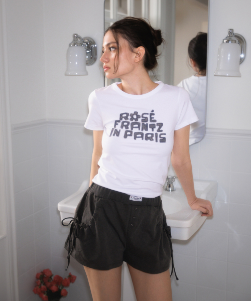 ROSEFRANTZ（ロゼフランツ）の「Paris Baby T-shirt [White]（Tシャツ/カットソー・レディース・ホワイト・MEDIUM/SMALL）」の13枚目の写真
