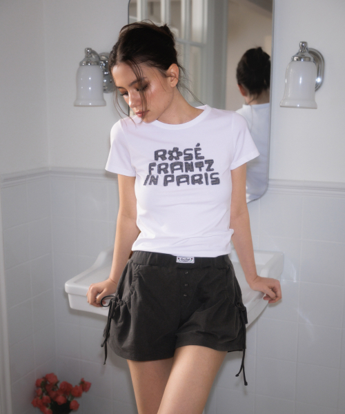ROSEFRANTZ（ロゼフランツ）の「Paris Baby T-shirt [White]（Tシャツ/カットソー・レディース・ホワイト・MEDIUM/SMALL）」の14枚目の写真