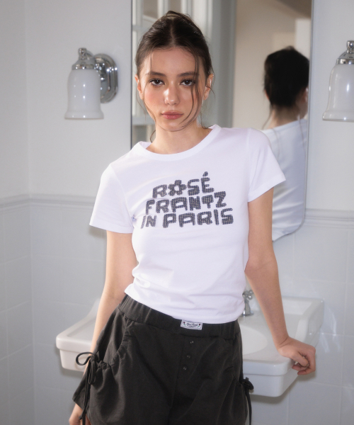 ROSEFRANTZ（ロゼフランツ）の「Paris Baby T-shirt [White]（Tシャツ/カットソー・レディース・ホワイト・MEDIUM/SMALL）」の15枚目の写真