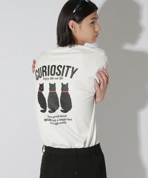 LAKOLE(ラコレ)の「キャットアソートプリントT / 670388(Tシャツ/カットソー・メンズ・グレー/ネイビー/ホワイト・MEDIUM/LARGE)」の1枚目の写真