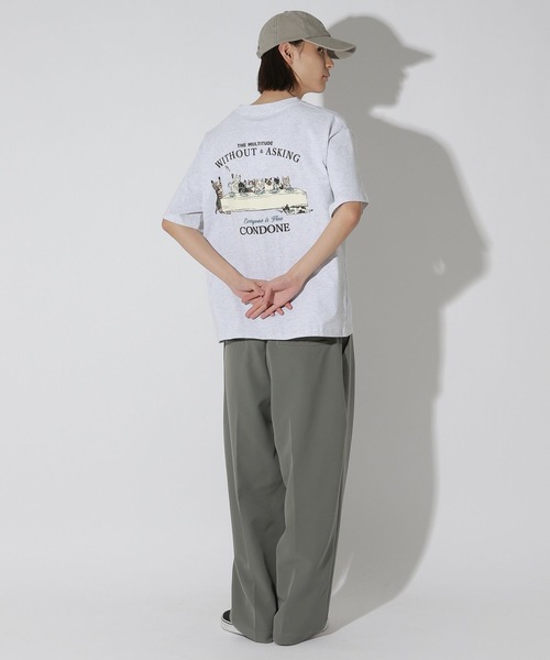 LAKOLE(ラコレ)の「キャットアソートプリントT / 670388(Tシャツ/カットソー・メンズ・グレー/ネイビー/ホワイト・MEDIUM/LARGE)」の11枚目の写真