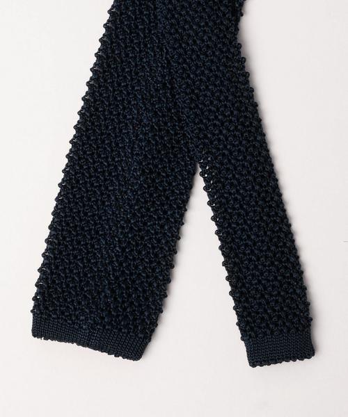 green label relaxing（グリーンレーベルリラクシング）の「[フィオリオ] FIORIO KNIT S SOLID ネクタイ◆（ネクタイ・メンズ・ホワイト/ブラック/ナチュラル/ベージュ/ダークブラウン/オレンジ/ダークグリーン/コバルトブルー/ロイヤルブルー/ネイビー/レッド/イエロー/ケリー・FREE）」の15枚目の写真