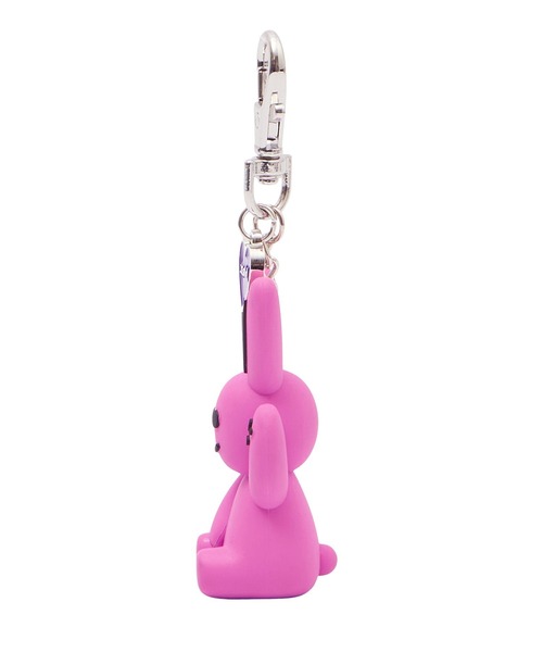 X-girl(エックスガール)の「BUNNY AND HEART KEY CHARM(キーホルダー・レディース・ホワイト/ピンク・ONE SIZE)」の4枚目の写真