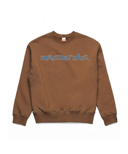 MASMARULEZ APPAREL（マスマルールズ アパレル）の「mama sweatshirt_9 Colors（スウェット・レディース・ネイビー/オートミール/スカイブルー系/ブラウン/ピンク/ブラック/カーキ/グレー系その他/グレー系・M size/L size）」の5枚目の写真