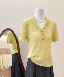 襟付き」に該当するイエロー/黄色系のファッション通販 - ZOZOTOWN