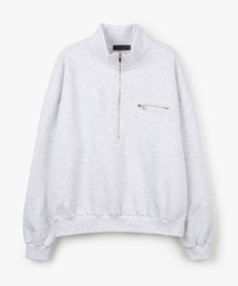 THESTORI（ザ・ストリ）の「ネルリクォータージップアップ (ホワイトメランジ)（スウェット）」