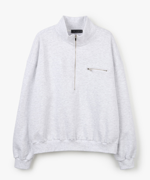 THESTORI（ザ・ストリ）の「ネリー クォーター ジップアップ（ホワイトメランジ）（スウェット・メンズ・その他・2(L)/1(M)）」の2枚目の写真