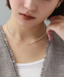 Lilas | 《WEB限定》シードパールチェーンネックレス K10(ネックレス)