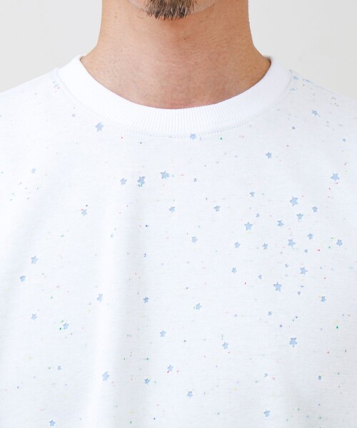 GLOSTER（グロスター）の「星穴ネップボンディング クルーネックTシャツ（Tシャツ/カットソー・メンズ・ブラック/ネイビー/オフホワイト・M/L）」の10枚目の写真