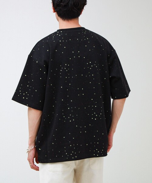 GLOSTER（グロスター）の「星穴ネップボンディング クルーネックTシャツ（Tシャツ/カットソー・メンズ・ブラック/ネイビー/オフホワイト・M/L）」の17枚目の写真