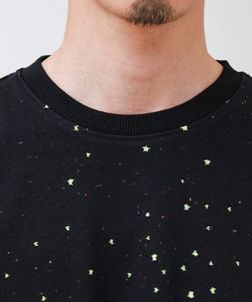 GLOSTER（グロスター）の「星穴ネップボンディング クルーネックTシャツ（Tシャツ/カットソー・メンズ・ブラック/ネイビー/オフホワイト・M/L）」の22枚目の写真
