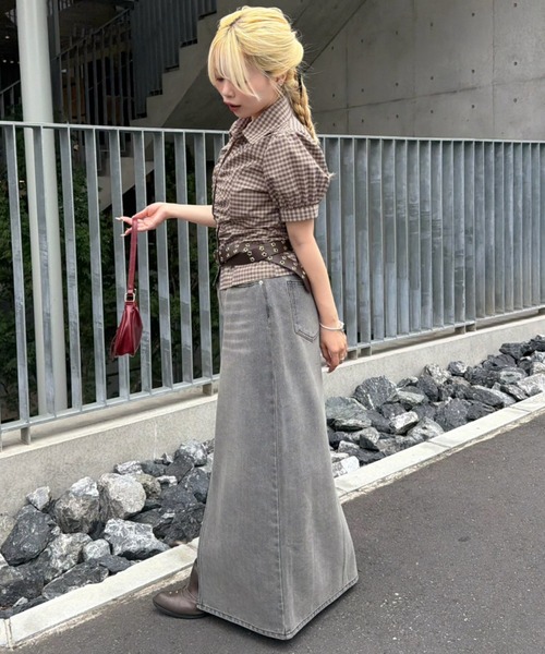 continuer de NICE CLAUP(コンティニューデナイスクラップ)の「【@_puni.moe企画】全方位可愛い後ろレースUPギャザーブラウス(シャツ/ブラウス・レディース・ブラック系その他/ドット/ベージュ系その他/ブルー系その他/ブラウン系その他・FREE)」の16枚目の写真