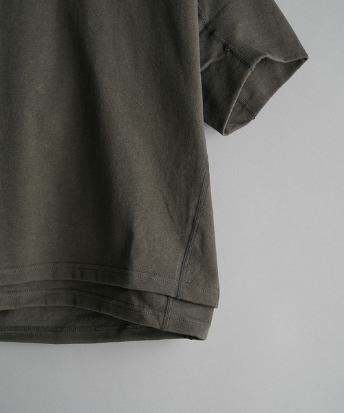 OPPOSE DUALITY(オポーズデュアリティ)の「【OPPOSE DUALITY】Double Half Sleeve T-shirts(Tシャツ/カットソー・メンズ・グレー/ブラック・46/44)」の8枚目の写真