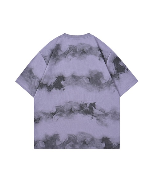 HOOK(フック)の「HOOK 横段タイダイ T (SS)(Tシャツ/カットソー・メンズ・ホワイト/ベージュ・M/L)」の3枚目の写真