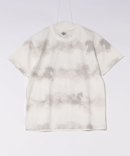 HOOK(フック)の「HOOK 横段タイダイ T (SS)(Tシャツ/カットソー・メンズ・ホワイト/ベージュ・M/L)」の7枚目の写真