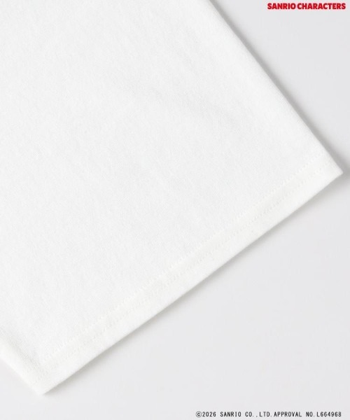 Right-on（ライトオン）の「Other(ソノタ)「サンリオキャラクターズ」バックプリントＴシャツ（Tシャツ/カットソー・レディース・ダークグレー/ホワイト・S/L/M）」の7枚目の写真